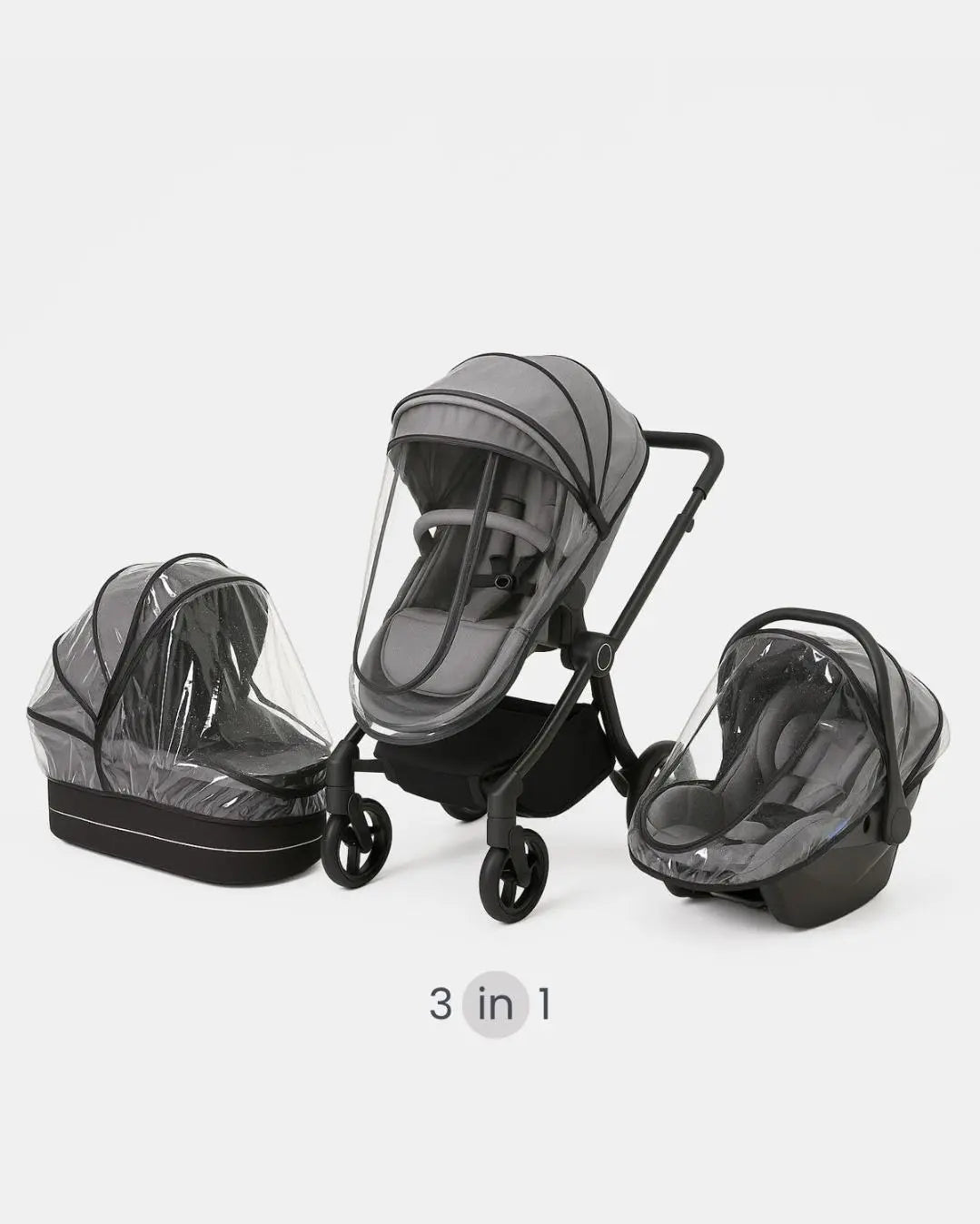 stroller car seat cover 3 in 1 Rain Cover for Stroller, Bassinet & Infant Car Seat – Guzzie+Guss