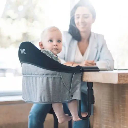 Portable High Chairs for Travel – Lightweight & Convenient – Guzzie+Guss