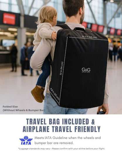 Airline approved travel stroller for vacation_G&G Oxygen V2