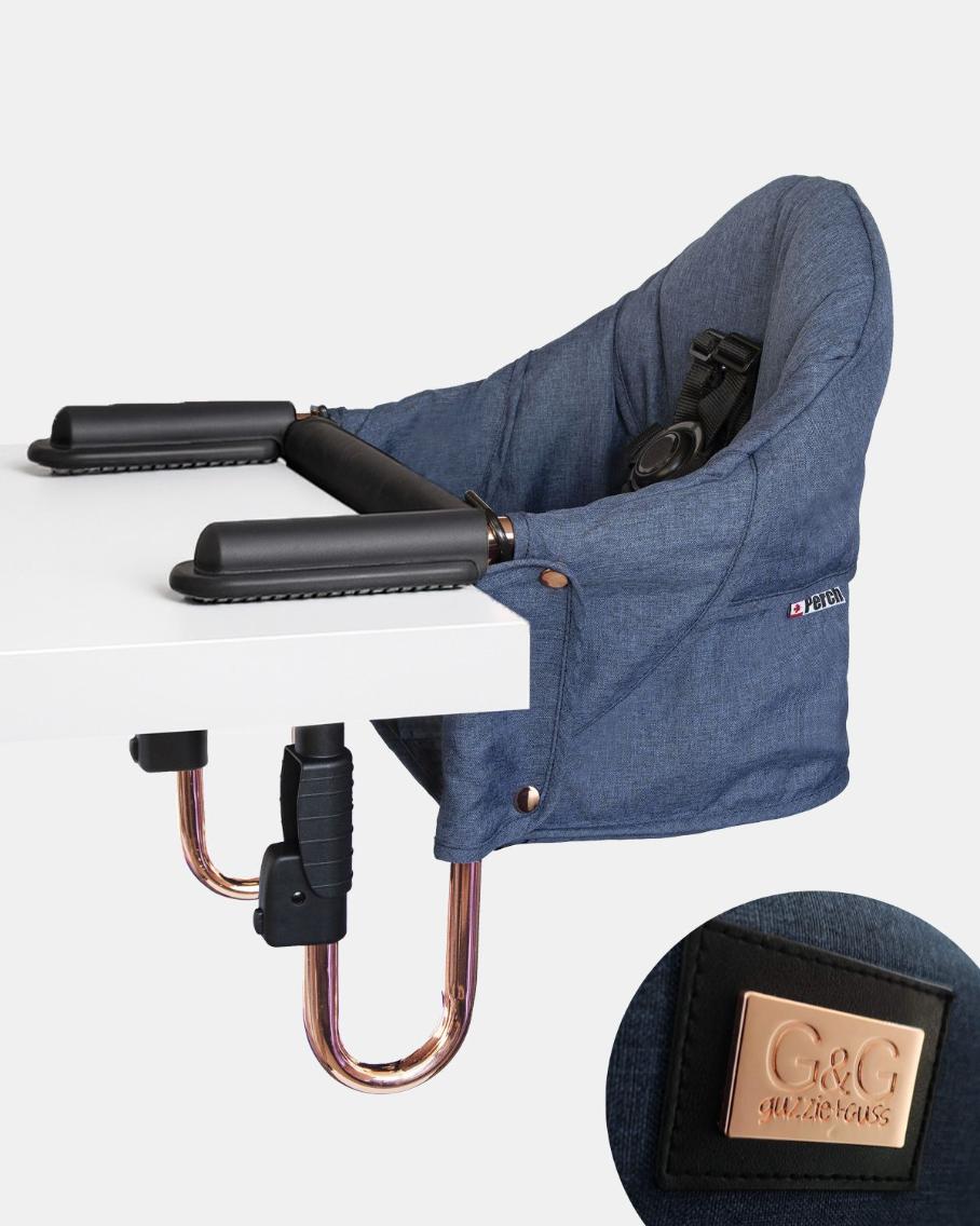 G&G Perch hook-on hanging highchair-Copper Blue