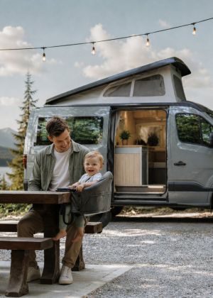 G&G Perch Table Clip-on Chair for Camping