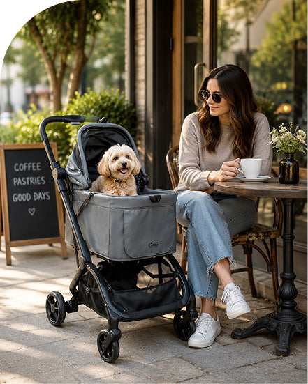Guzzie and Guss Pet Lightweight and Compact Stroller