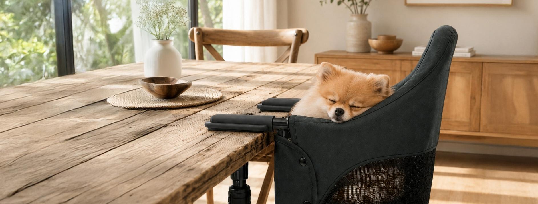 Guzzie and Guss Pet Portable Table Chair