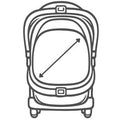 Spacious Cabin with Cushioned Seat