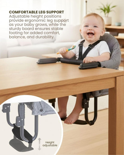 Table highchair foot support for baby-G&G Perch hook-on highchair footrest