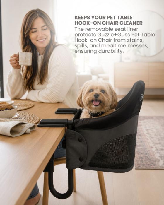 mess free mealtime seat cover for dogs or cats table chair-G&G Pet table chair seat liner
