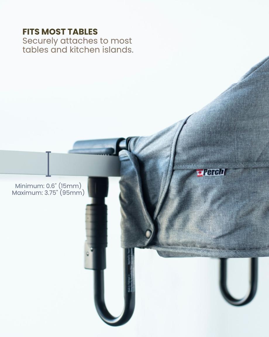 portable baby seat that attaches to table-G&G Perch hook-on hanging highchair