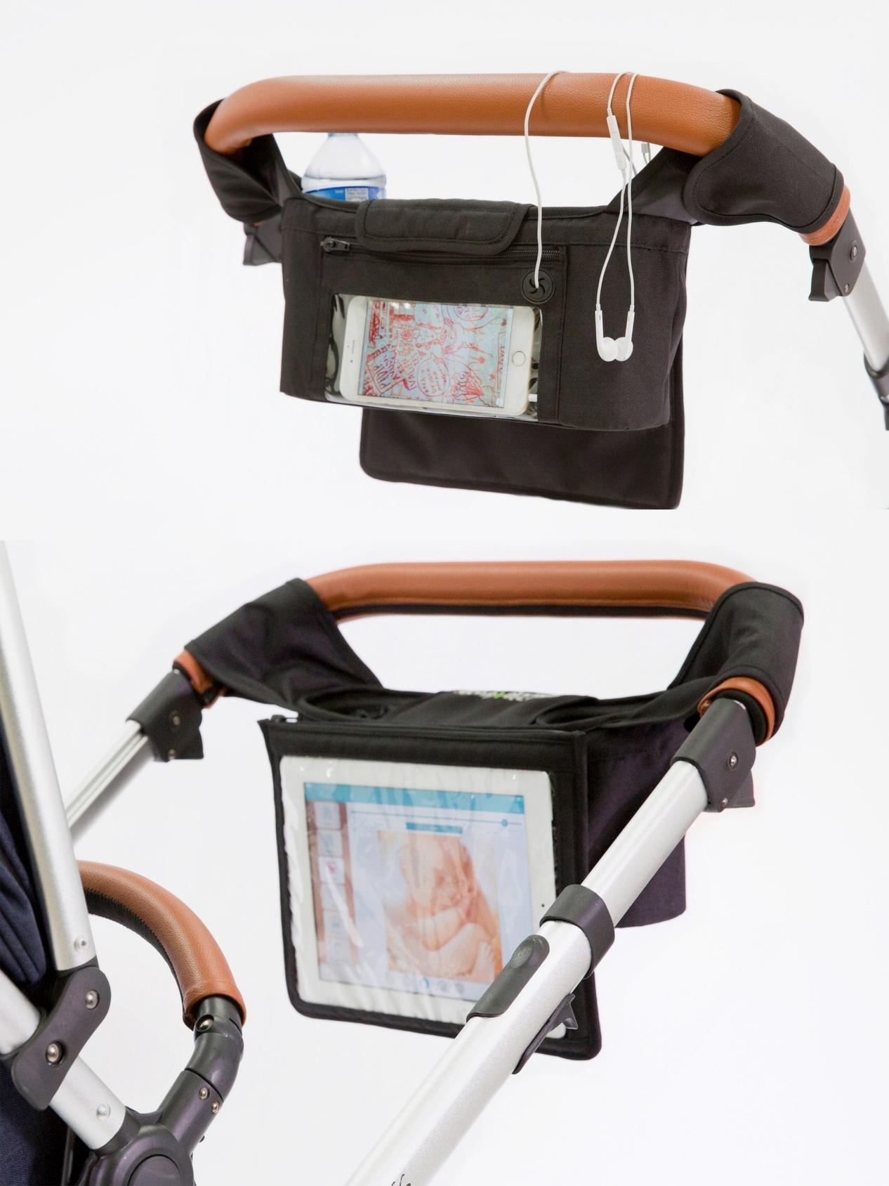 Parent Stroller Media Console