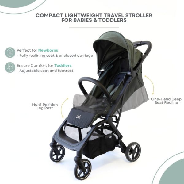 Guzzie and Guss Oxygen Travel Light Weight Stroller - 1