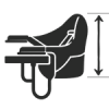 perch tall backrest - icon